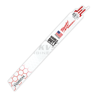 ใบเลื่อยชักตัดเหล็ก MILWAUKEE 9" TORCH 10 TPI (5ใบ) รุ่น 48-00-5713