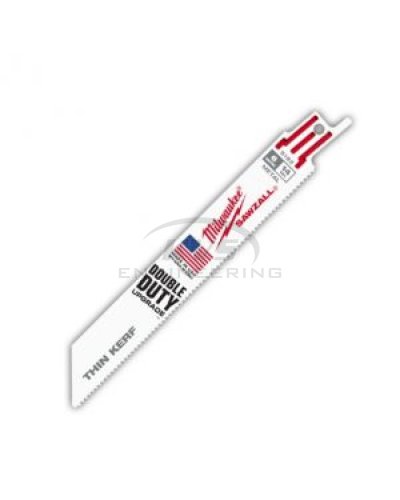 ใบเลื่อยซอว์ซอลตัดเหล็ก MILWAUKEE 6" TORCH Ice Hardened 10 TPI (5 ใบ) รุ่น 48-00-5712