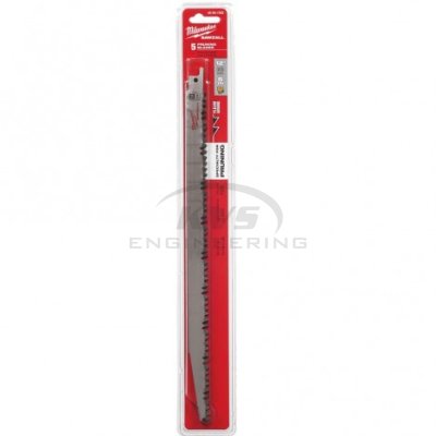 ใบเลื่อยซอว์ซอลตัดแต่ง MILWAUKEE 12" Pruning 5 TPI (5 ใบ) รุ่น 48-00-1303