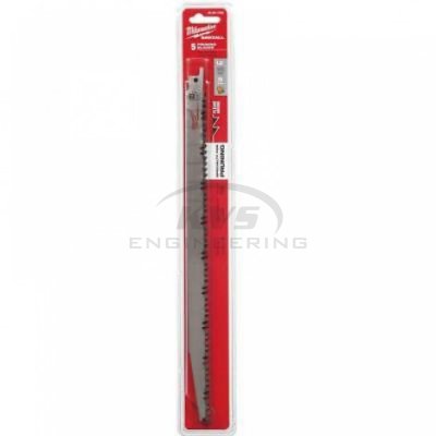 ใบเลื่อยซอว์ซอลตัดแต่ง MILWAUKEE 9" Pruning 5 TPI (5 ใบ) รุ่น 48-00-1301