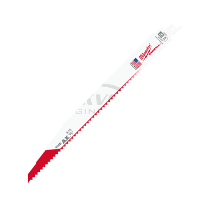 ใบเลื่อยซอว์ซอลตัดไม้ MILWAUKEE 12" AX 5 TPI (5 ใบ) รุ่น 48-00-5027