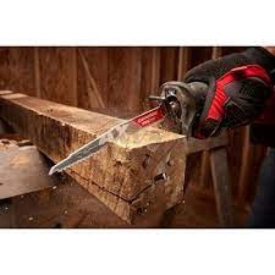 ใบเลื่อยซอว์ซอลตัดไม้ MILWAUKEE 6" AX ฟันคาร์ไบด์ 5 TPI (1 ใบ) รุ่น 48-00-5221