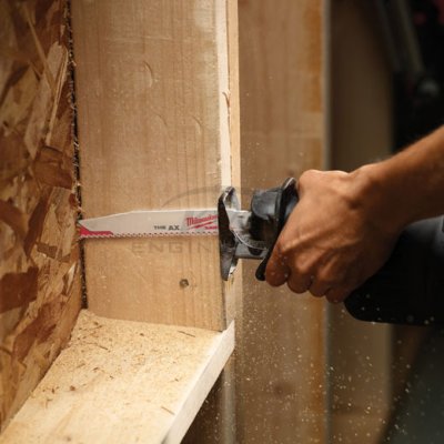 ใบเลื่อยซอว์ซอลตัดไม้ MILWAUKEE 9" AX 5 TPI (5 ใบ) รุ่น 48-00-5026