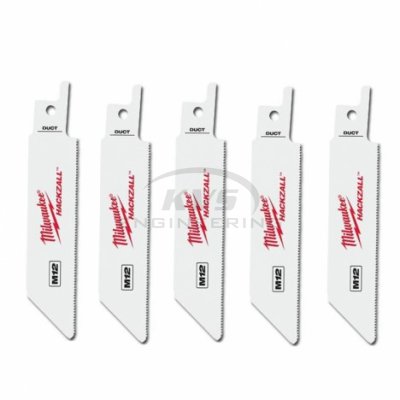 ใบเลื่อยแฮ็คซอลตัดท่อ MILWAUKEE 4" (5 ใบ) รุ่น 49-00-5424