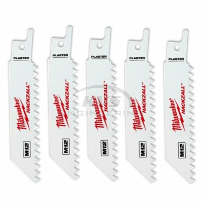 ใบเลื่อยแฮ็คซอลตัดผนังดรายวอลล์ MILWAUKEE 4" Drywall Blade (5 ใบ) รุ่น 49-00-5461