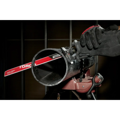 ใบเลื่อยไนตรัสคาร์ไบด์ MILWAUKEE 7TPI ยาว 6 นิ้ว (แพค 3 ชิ้น) รุ่น 48-00-5361 รุ่น TORCH