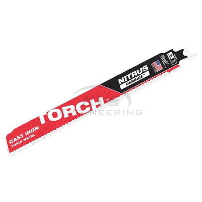 ใบเลื่อยไนตรัสคาร์ไบด์ MILWAUKEE 7TPI ยาว 9 นิ้ว (แพค 1 ชิ้น) รุ่น 48-00-5262 รุ่น TORCH