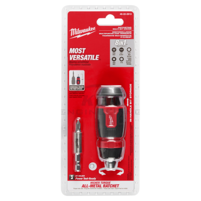 ไขควงด้ามฟรีอเนกประสงค์ MILWAUKEE 8in1 รุ่น 48-22-2913