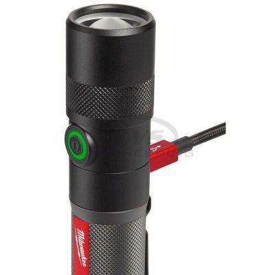 ไฟฉายโลหะหมุนปรับแสง แอลอีดี MILWAUKEE รุ่น L4TMLED-301