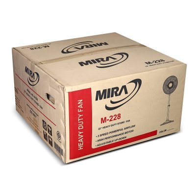 พัดลมอุตสาหกรรมตั้งพื้นขากลม 22 นิ้ว MIRA รุ่น M228