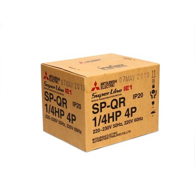มอเตอร์เหนี่ยวนำ 1 เฟส 1/4 HP 4P 220V MITSUBISHI ELECTRIC รุ่น SP-QR