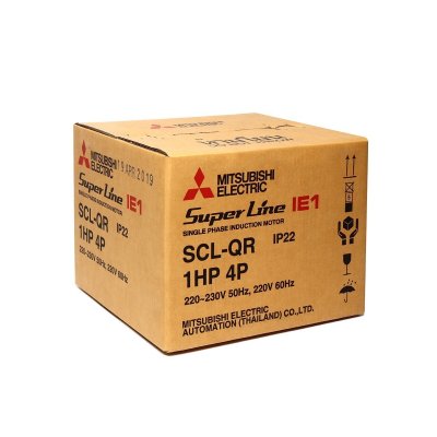 มอเตอร์เหนี่ยวนำ 1 เฟส 1 HP 4P MITSUBISHI ELECTRIC รุ่น SCL-QR