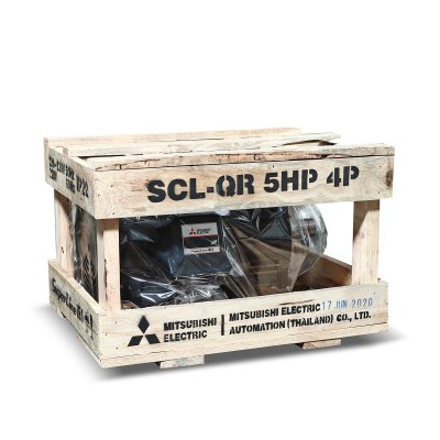 มอเตอร์เหนี่ยวนำ 1 เฟส 5 HP 4P 220V MITSUBISHI ELECTRIC รุ่น SCL-QR