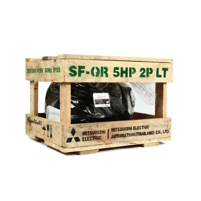 มอเตอร์เหนี่ยวนำ 5 HP IP55 220/380V (220/380V/380/415V) 2P MITSUBISHI ELECTRIC รุ่น SF-QR