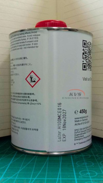 จารบี หล่อลื่นพิเศษ MOLYKOTE ® #1000 450ml.