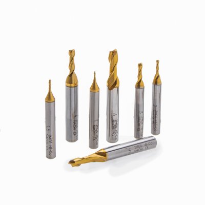 ดอกเอ็นมิลล์เคลือบ TiN 2 เขี้ยว NACHI 1.0MM–15.0MM