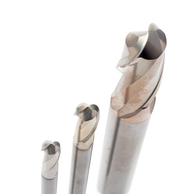 ดอกเอ็นมิลล์คาร์ไบด์หัวบอล Micro Grain เคลือบ New Platina Coating NACHI รุ่น X'S MILL BALL (0.5-4.5MM)
