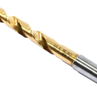 ดอกสว่านไฮสปีดก้านเทเปอร์เคลือบ TiN NACHI 10.5/11.0MM