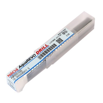 ดอกสว่านคาร์ไบด์เกลียวสั้น REVO-D STUB NACHI รุ่น AQRVDS ขนาด 10.3 มม.