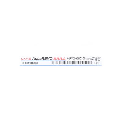 ดอกสว่านคาร์ไบด์รูน้ำมัน เคลือบผิว REVO-D รุ่น 3D NACHI รุ่น NA9864_0300 (3.0MM-8.0MM)