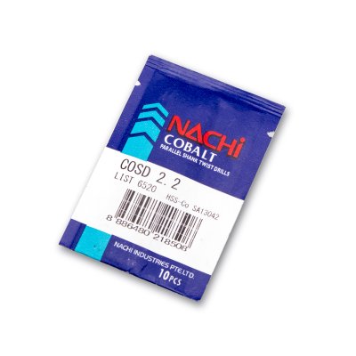 ดอกสว่านไฮสปีดโคบอลต์ก้านตรง NACHI (4.1MM-5.8MM)