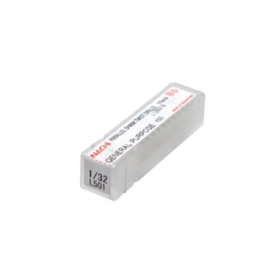 ดอกสว่านเจาะเหล็ก (สีดำ) NACHI รุ่น L501 1/64"-9/32"