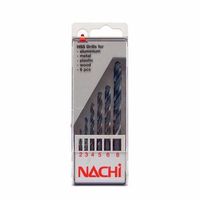 ชุดดอกสว่าน NACHI รุ่น M-03 (2.0-8.0MM 6ดอก/ชุด)