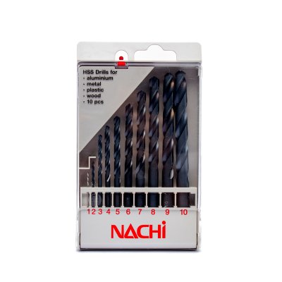 ชุดดอกสว่าน NACHI รุ่น M-04 (1.0-10.0MM 10ดอก/ชุด)