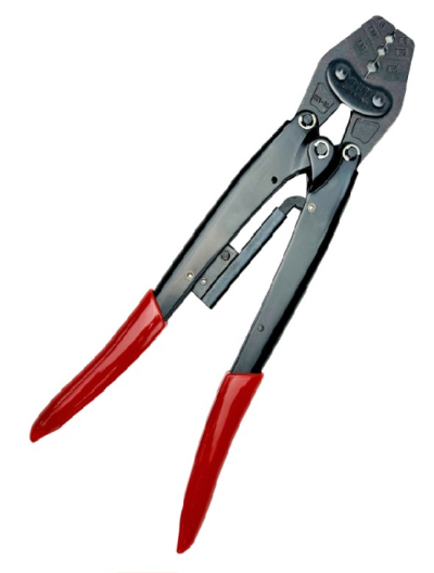 คีมย้ำหางปลาเปลือยหัวหกเหลี่ยม