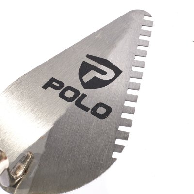 เกรียงหวีสามเหลี่ยมเหล็ก POLO รุ่น P561-1005 ขนาด 7 นิ้ว (12ชิ้น/กล่อง)
