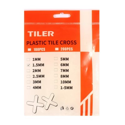 กากบาทเว้นร่องกระเบื้อง 1.5 มม. POLO รุ่น 8119-3-1.5MM