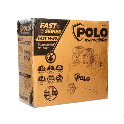 ปั๊มลมขับตรง POLO 1390W รุ่น FAST14-30/FAST28-50 (30L/50L)