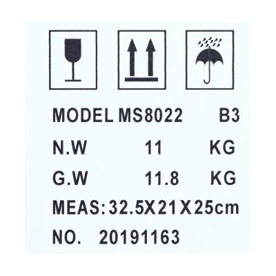 มอเตอร์ไฟฟ้า POLO 1.5 HP 380V 3สาย 2P ความเร็วรอบสูง รุ่น MS 8022