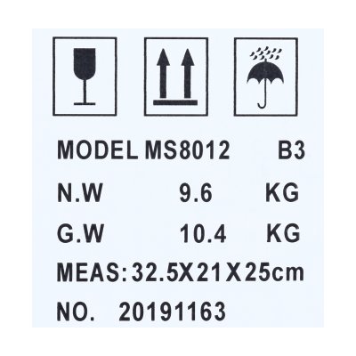 มอเตอร์ไฟฟ้า POLO 1 HP 380V 3สาย 2P ความเร็วรอบสูง รุ่น MS 8012
