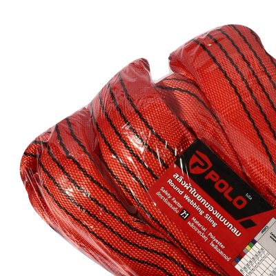 สลิงผ้าใบยกของแบบกลม POLO รุ่น P611-0115 (5TX4MX80MM)