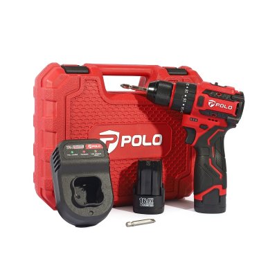 สว่านกระแทกไร้สาย POLO 16.8V 55Nm 2.0Ah*2 รุ่น PID161A2
