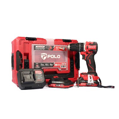 สว่านกระแทกไร้สาย POLO 20V 65Nm 2.0Ah*2 รุ่น PID201B2