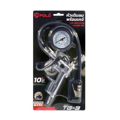 หัวเติมลมพร้อมเกจ์ POLO รุ่น TG-3