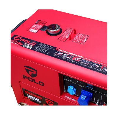 เครื่องปั่นไฟดีเซล 5.5 KW ระบบเงียบ POLO รุ่น KDX7500ES