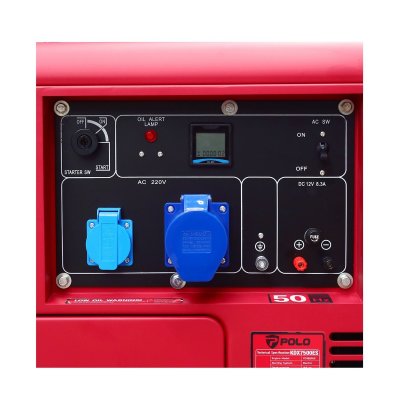 เครื่องปั่นไฟดีเซล 5.5 KW ระบบเงียบ POLO รุ่น KDX7500ES