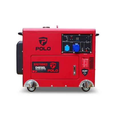 เครื่องปั่นไฟดีเซล 5.5 KW ระบบเงียบ POLO รุ่น KDX7500ES