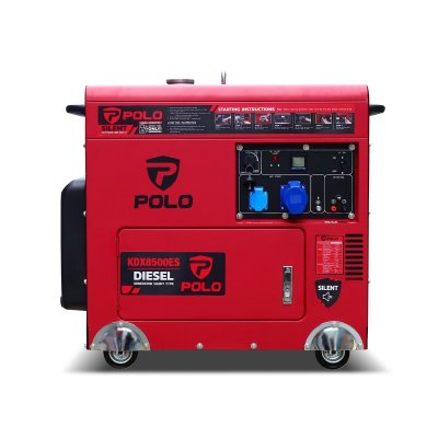 เครื่องปั่นไฟดีเซล 6.5 KW ระบบเงียบ POLO รุ่น KDX8500ES