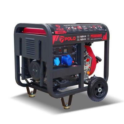 เครื่องปั่นไฟดีเซล 6.5 KW ระบบเปิด POLO รุ่น PDX8500E