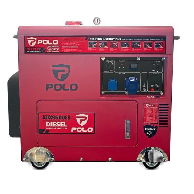 เครื่องปั่นไฟดีเซล 7.5 KW ระบบเงียบ POLO รุ่น KDX9500ES