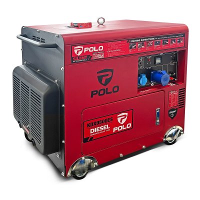 เครื่องปั่นไฟดีเซล 7.5 KW ระบบเงียบ POLO รุ่น KDX9500ES