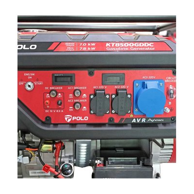 เครื่องปั่นไฟเบนซิน 7.8 KW รุ่น G POLO รุ่น KT8500GDDC