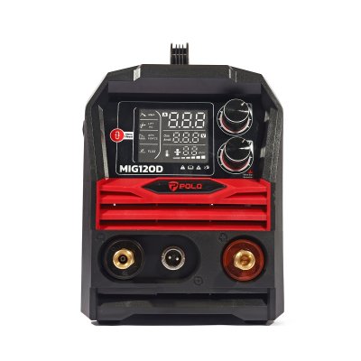 เครื่องเชื่อม MIG/MMA POLO ใช้ลวด 1 KG รุ่น MIG120D