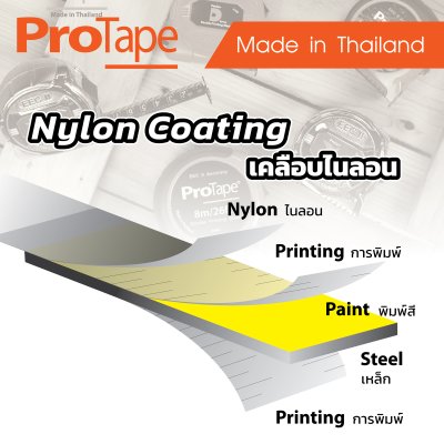 ตลับเมตร 5ม. ABS D-SERIES สีส้ม PROTAPE รุ่น 516D