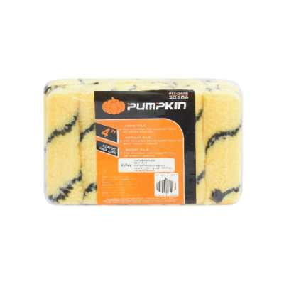 ขนแปรงลูกกลิ้งทาสี 4 นิ้ว ยี่ห้อ PUMPKIN