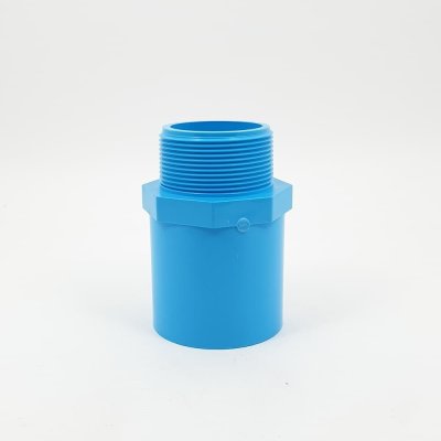 ข้อต่อตรงเกลียวนอก หนา ฟ้า SCG